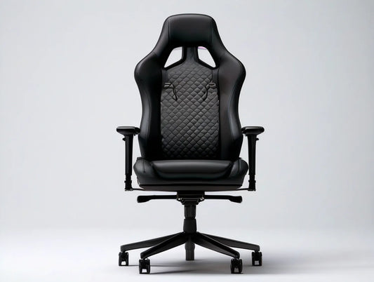 Black Racing Style PU Leather Gaming Chair, 68 x 68 x 120-130 cm